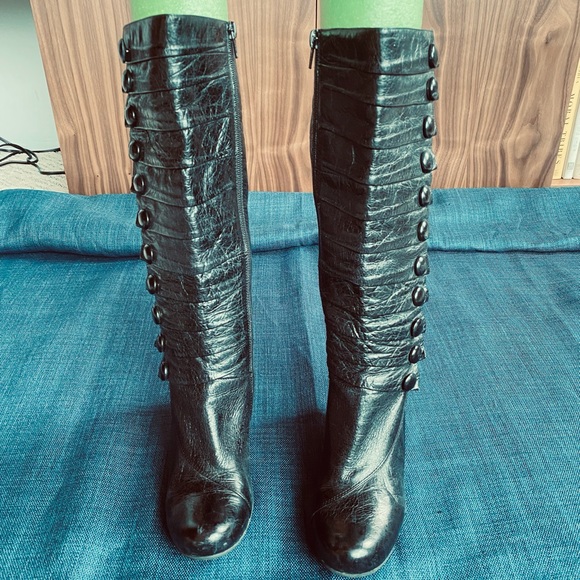 Miz Mooz Black Tall Boots. - Picture 1 of 11